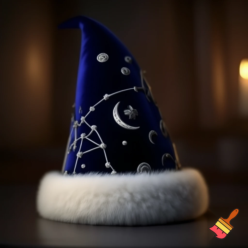 A wizard Christmas hat