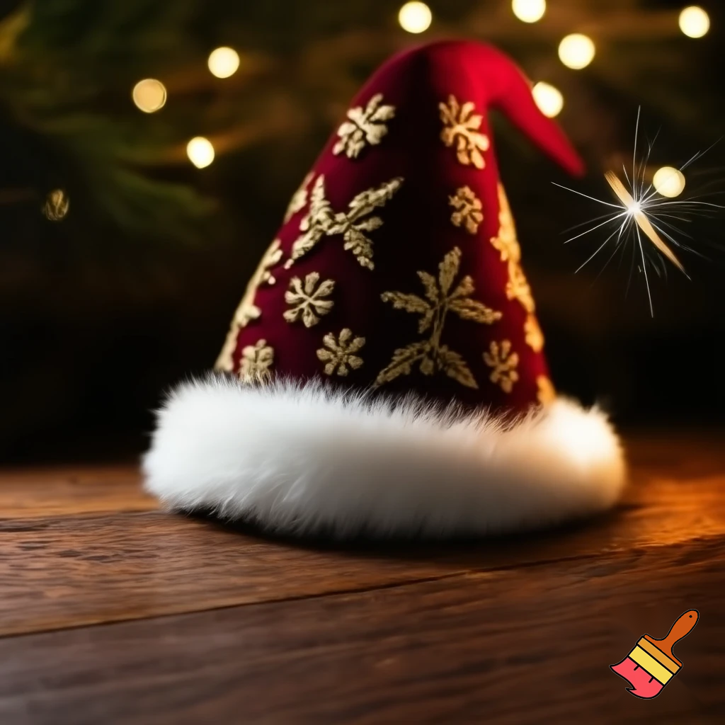 Christmas wizard hat